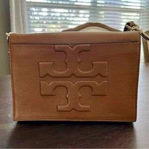Tory Burch ‘Bombe T Combo’ Leather Crossbody Bag